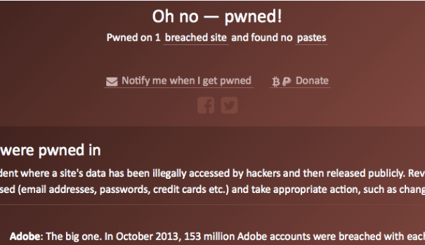 Have I Been Pwned?